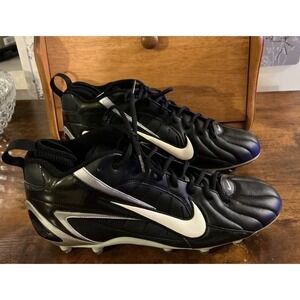 Vintage 2006 NIKE SUPER SPEED 3/4 FOOTBALL CLEATS 313419-011 Men's Black SIZE 15